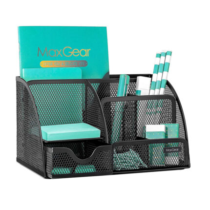 MaxGear Mesh Office Desktop Organizer with Drawer